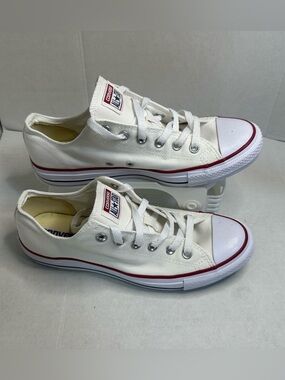 Converse Chuck Taylor All Star Ox Unisex Shoe- Optic White- Size M8/ W10